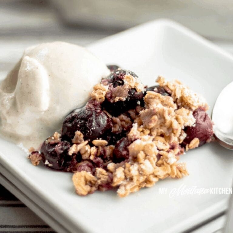 Cherry Crisp | THM-E, No Sugar Added