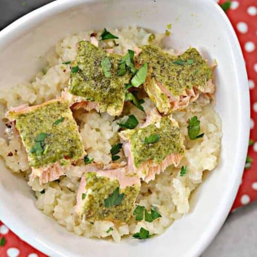 Pesto Salmon Bowl