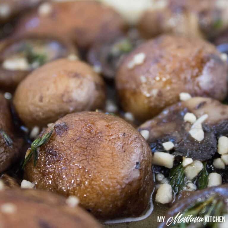 Baked Mushrooms with Butter and Thyme