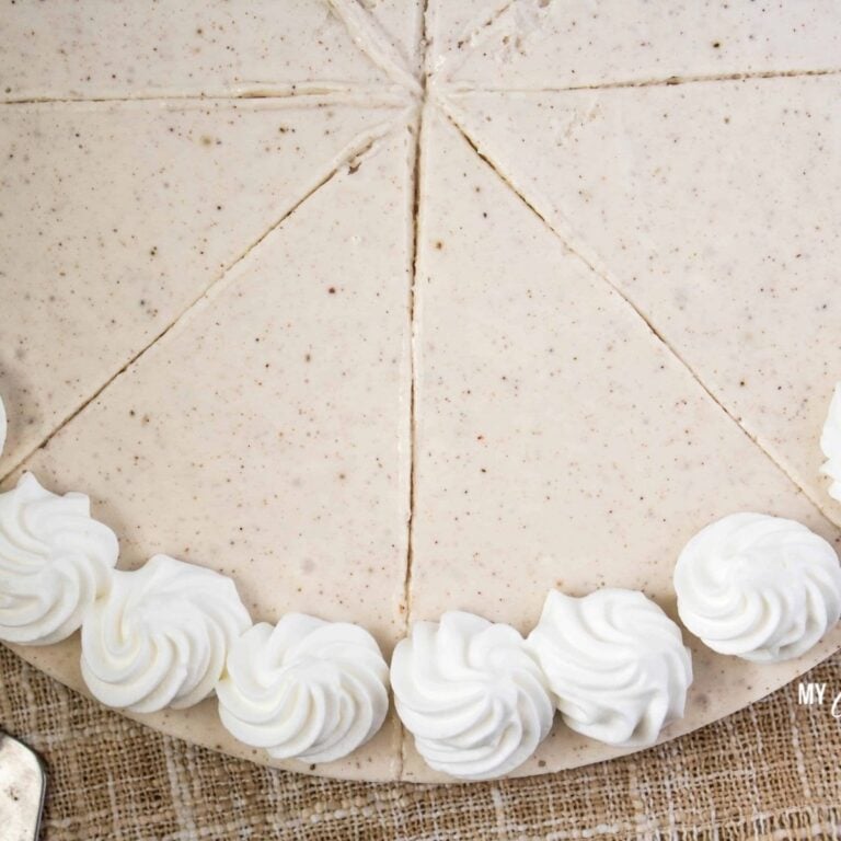 Low Carb Chai Cheesecake