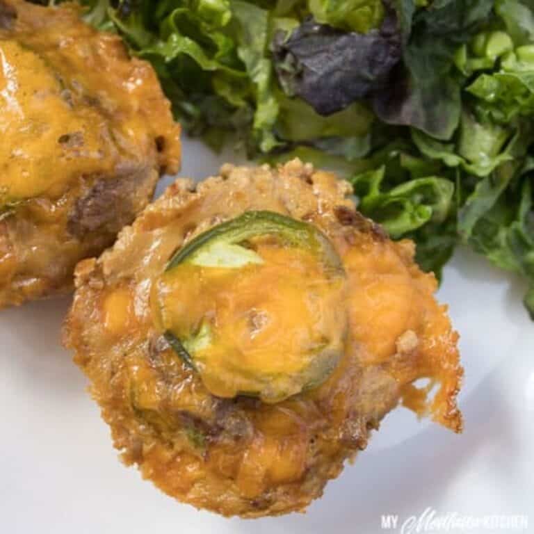 Cheddar Jalapeño Meatloaf Muffins