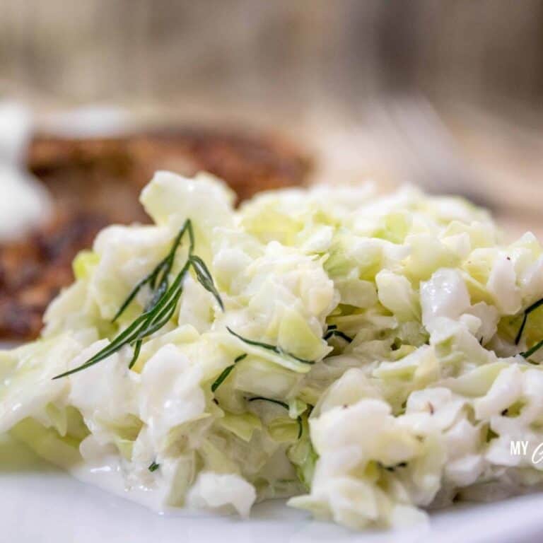 Low Carb Coleslaw with Dill