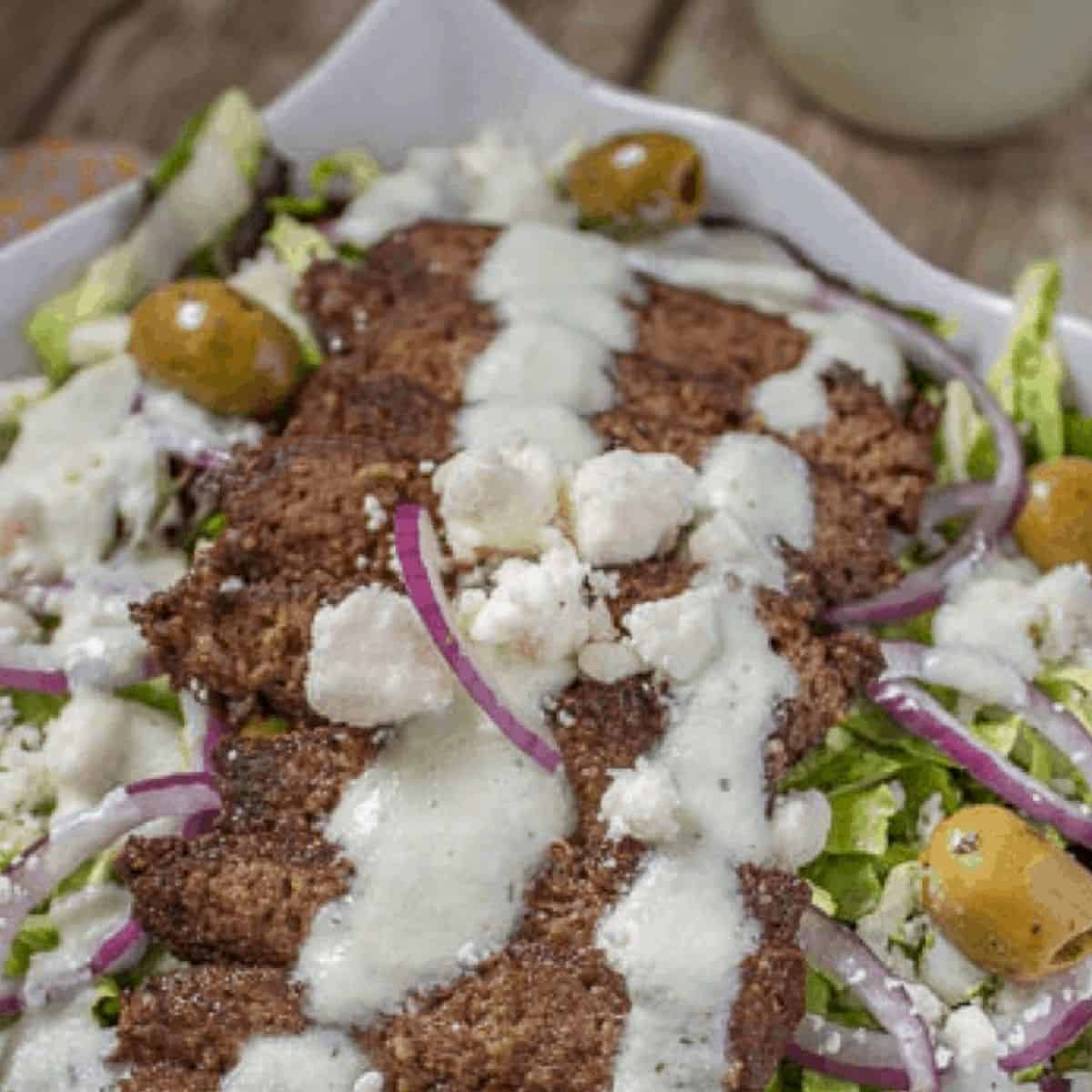 Greek Gyro Salad Recipe | My Montana Kitchen