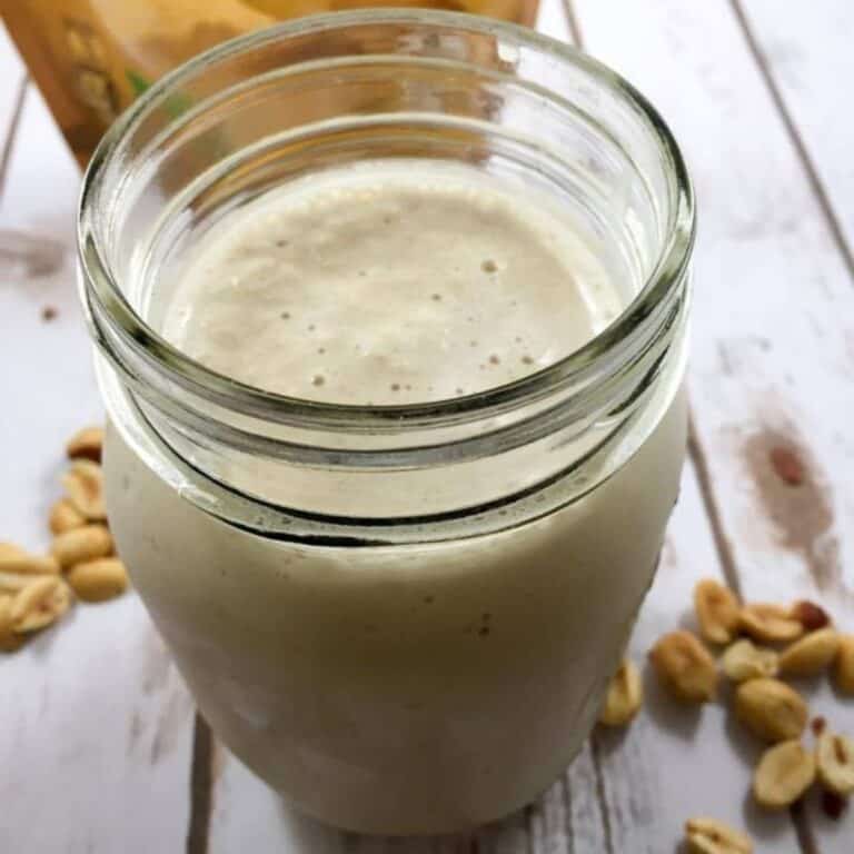 Peanut Butter Milkshake {THM-FP, Low Carb, Sugar Free}