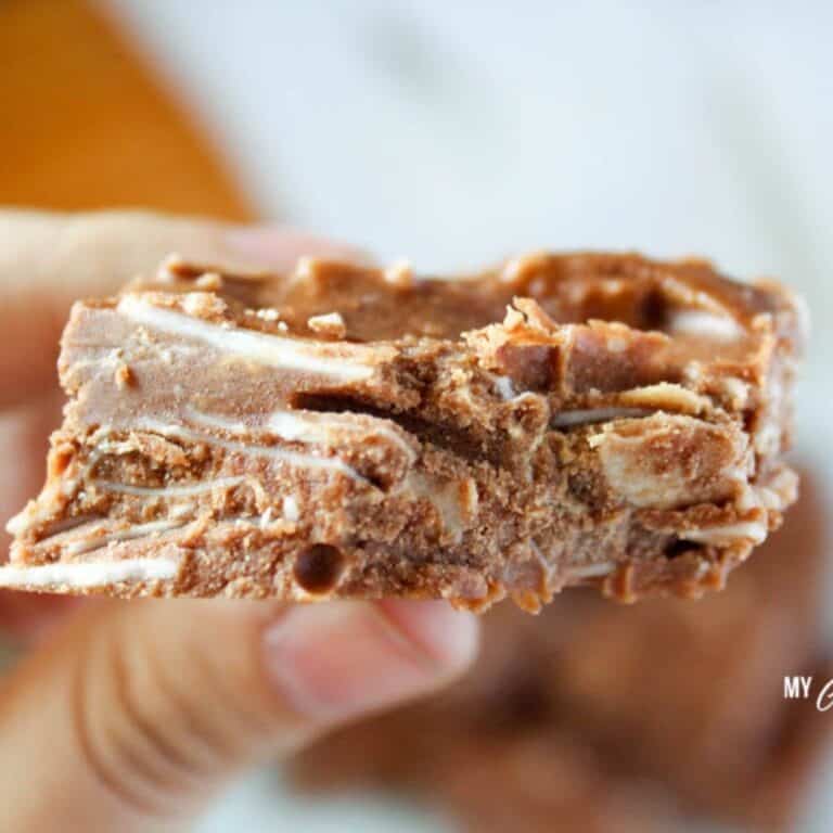 No-Bake Collagen Fudge Bars (Low Carb, Sugar Free, THM-S)