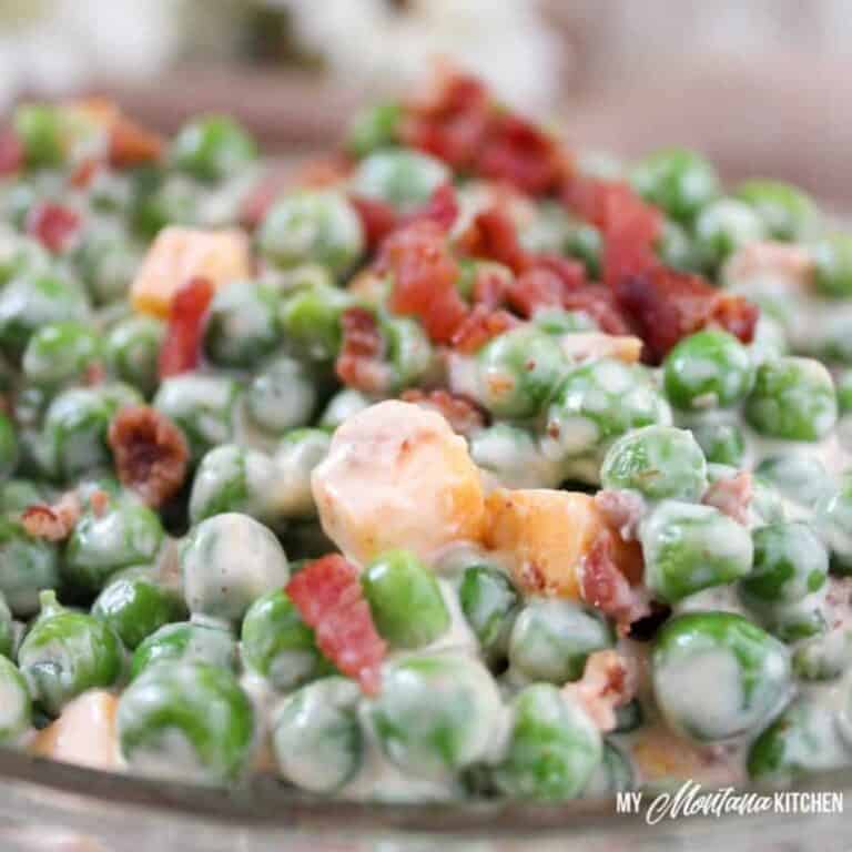 Creamy Pea Salad (THM-S, Low Carb)