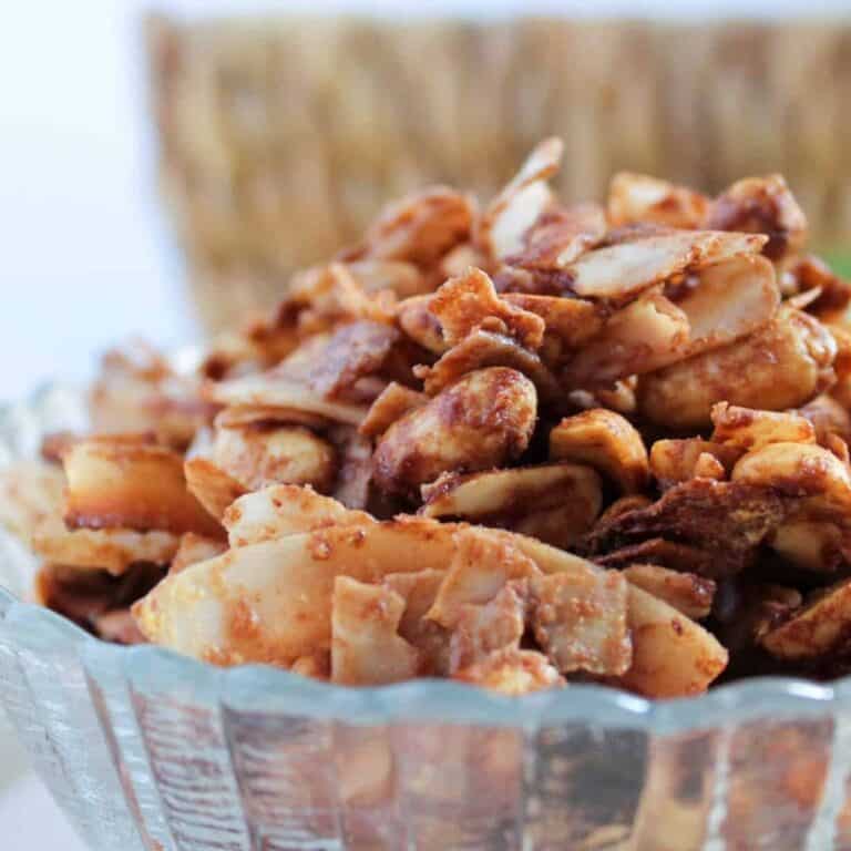 Low Carb Peanut Butter Granola (Sugar Free, THM-S)