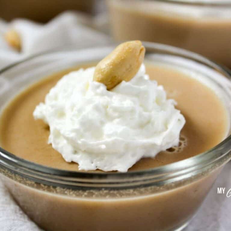 5 Ingredient Peanut Butter Pudding (THM-S, Low Carb, Sugar Free)