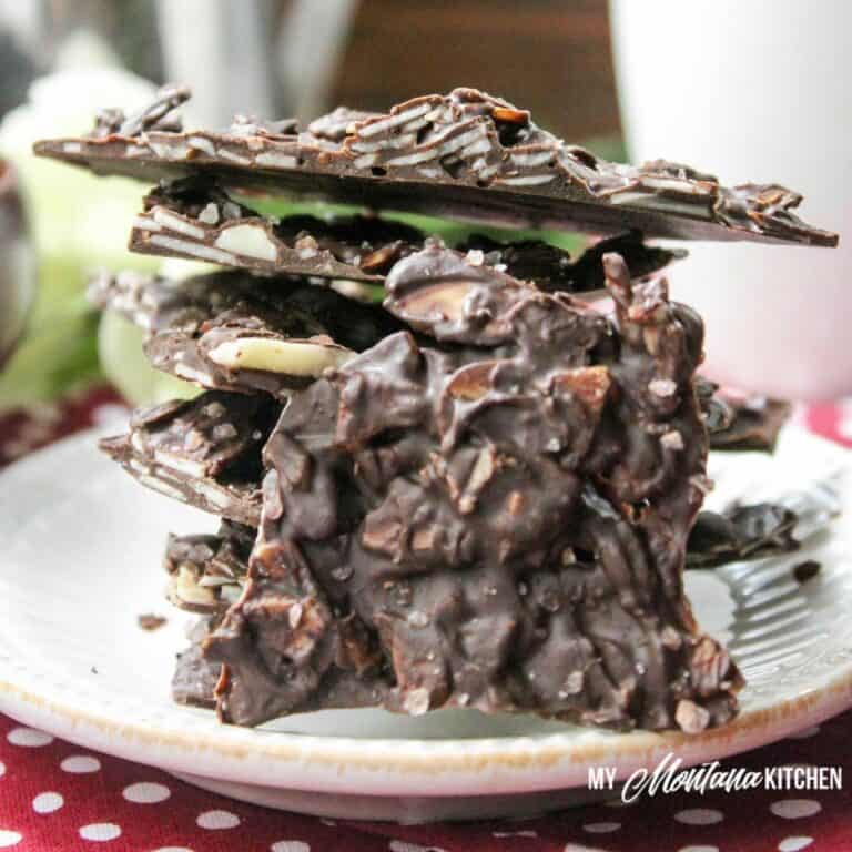 Salted Almond Bark (Low Carb, Sugar Free, THM-S, Dairy Free)