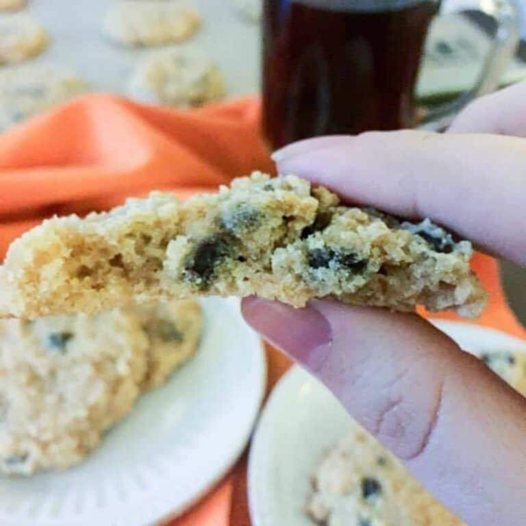 Peanut Butter Chocolate Chip Cookies {THM-S, Low Carb, Sugar Free}