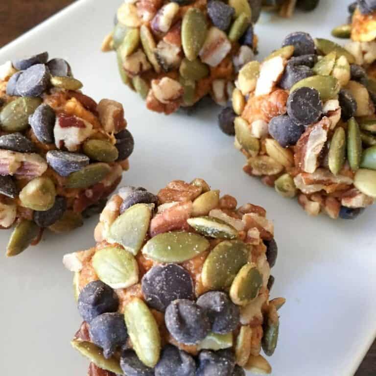 Pumpkin Energy Bites {THM-S, Low Carb, Sugar Free}