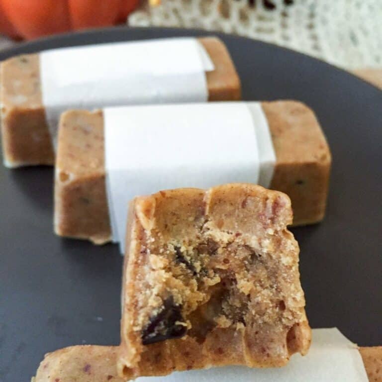 Pumpkin Pecan Chocolate Chip Protein Bars {THM-S, Low Carb, Sugar Free}