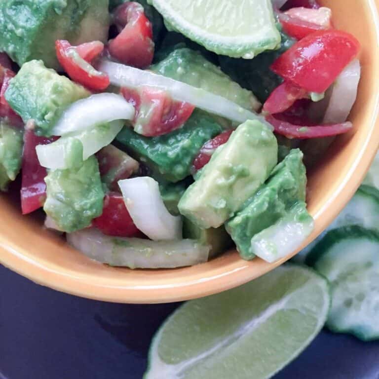 Easy Avocado Salsa {THM-S, Low Carb}