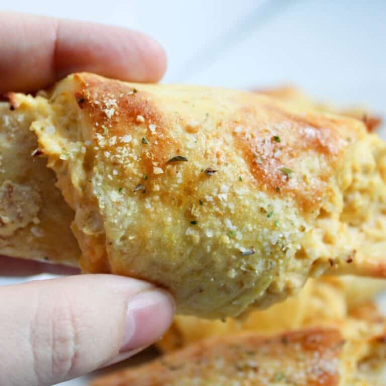 Buffalo Chicken Crescents {THM-S, Low Carb}
